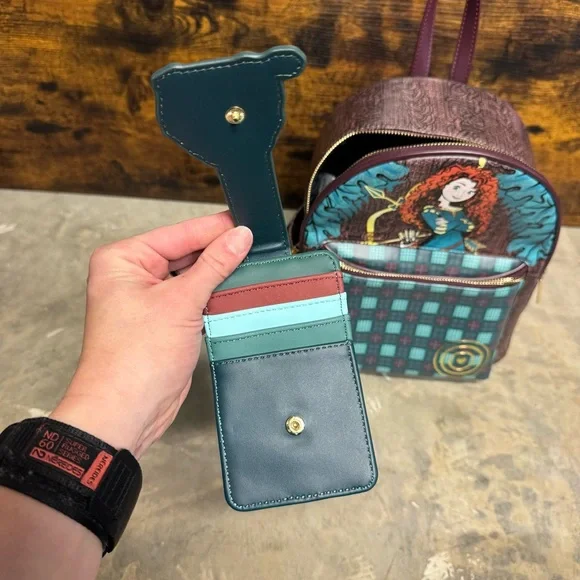 Danielle Nicole Purple and Teal Backpack - Picture 4 of 10